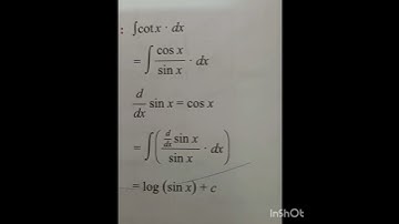 tan  cot integral