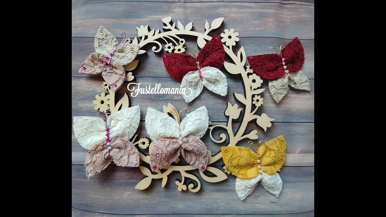 Farfalle in pizzo 🦋🦋🦋 CON e SENZA fustella 🤩 #farfalle #bigshot #feltro