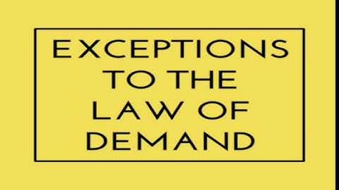 #4 Exceptions to the law of demand (ECONOMICS CBSE CLASS 11) DEMAND