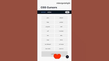 CSS Cursors #shorts #shortsvideos #viral #viralvideo #html #css #javascript #coding #webdesign