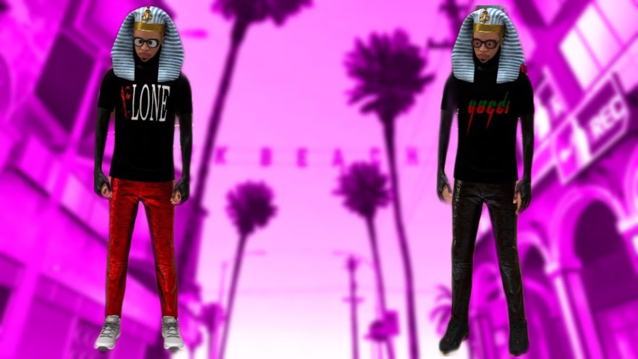 NBA 2K21 GUCCI AND VLONE WITH BASKETBALL GODZ HAT FILE YouTube