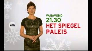 Geena Lisa Peeters TV announcer VRT één  1-1-2013  New Year