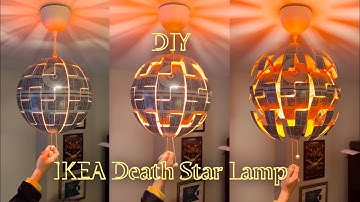 DIY IKEA Death Star Lamp Tutorial