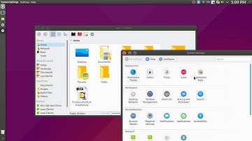kde plasma ubuntu "unity 7" theme