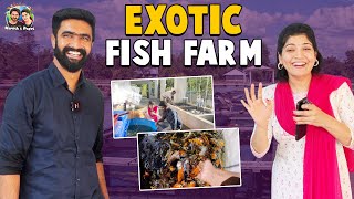 WoW !! 😮 இவ்ளோ மீன்களா 🐟| Exotic Fish Farm | Explore with Naresh & Papri