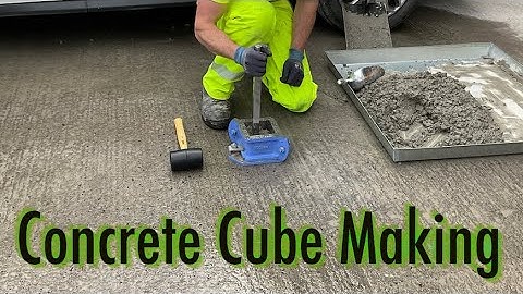 Concrete Cube making - Mattest