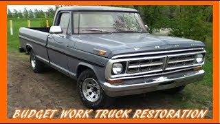 Restore Your Old Work Truck ON A BUDGET!