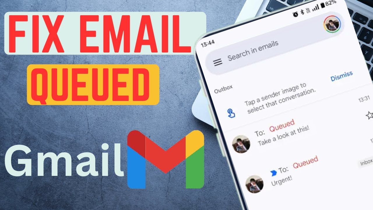 How To Fix Email Queued | Not Sending Email On Gmail - YouTube