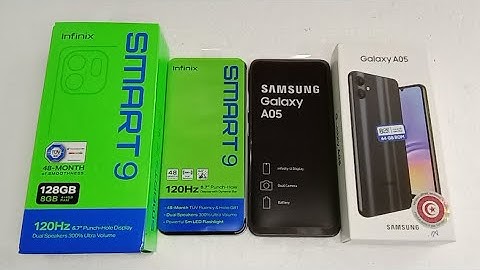 Samsung Galaxy A05 vs infinix smart 9: Speed test