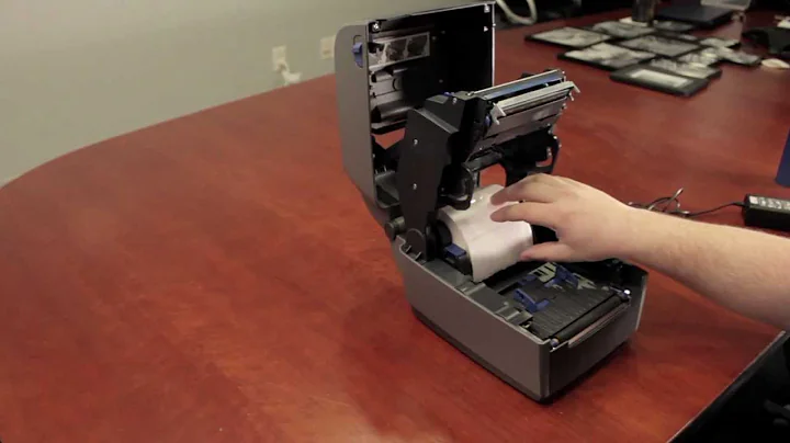 Intermec PC43t Media and Ribbon Loading