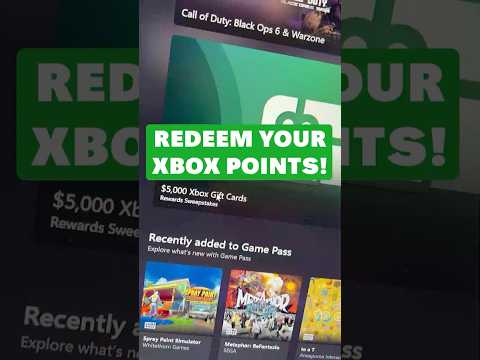 Redeem your Xbox Points! #shorts