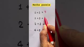 Maths puzzle ||Puzzle challenge  #mathspuzzle#funny#maths#shortsfeed#trending#viral#iqtest
