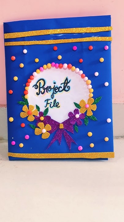 How to decorate front page for project file #art #drawing #project # ...