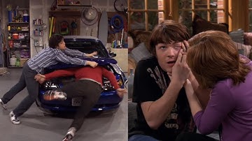 Drake & Josh - Josh Traps Walter, Under The Hood Of His 🚙, So He Won’t See The 🐑