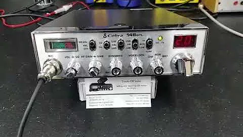 Cobra 148gtl tune up report for Aaron in UT