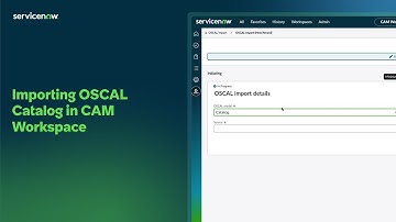 Importing OSCAL Catalog in CAM Workspace