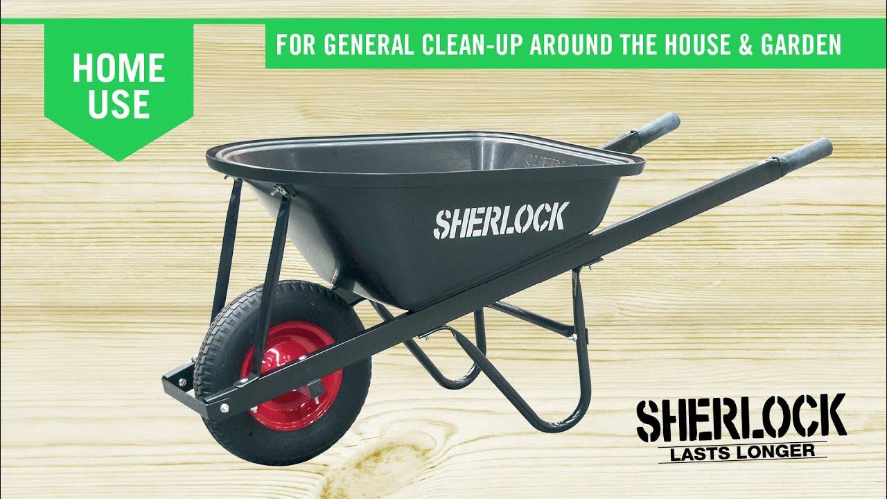 Sherlock 80L Poly Wheelbarrow SS85PN YouTube