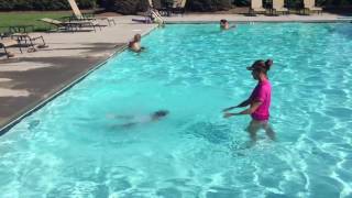 Leighton Learning To Swim