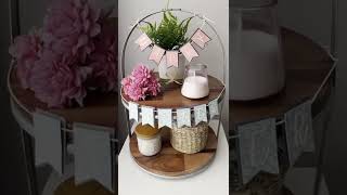 Easter Banner for Tiered Tray with Cricut