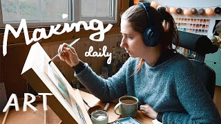 ☀ COZY ART MAKING EVERY DAY FOR A WEEK ☾ part.1