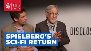 Steven Spielberg and the cast of Disclosure Day on the new sci-fi thriller