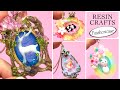 Resin Crafts- Miniature Frame charms/ pendants- Funshowcase-  DIY