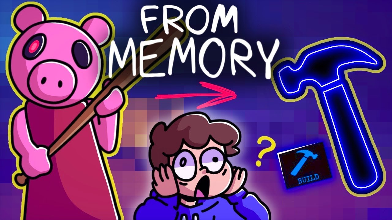 Can I Build this RANDOM Piggy Map from MEMORY? (Build Mode)