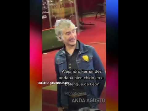 ¿Andaba borracho? Alejandro