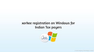 xorkee Registration on Windows for filing Tax and other returns on Indian Government portals screenshot 3