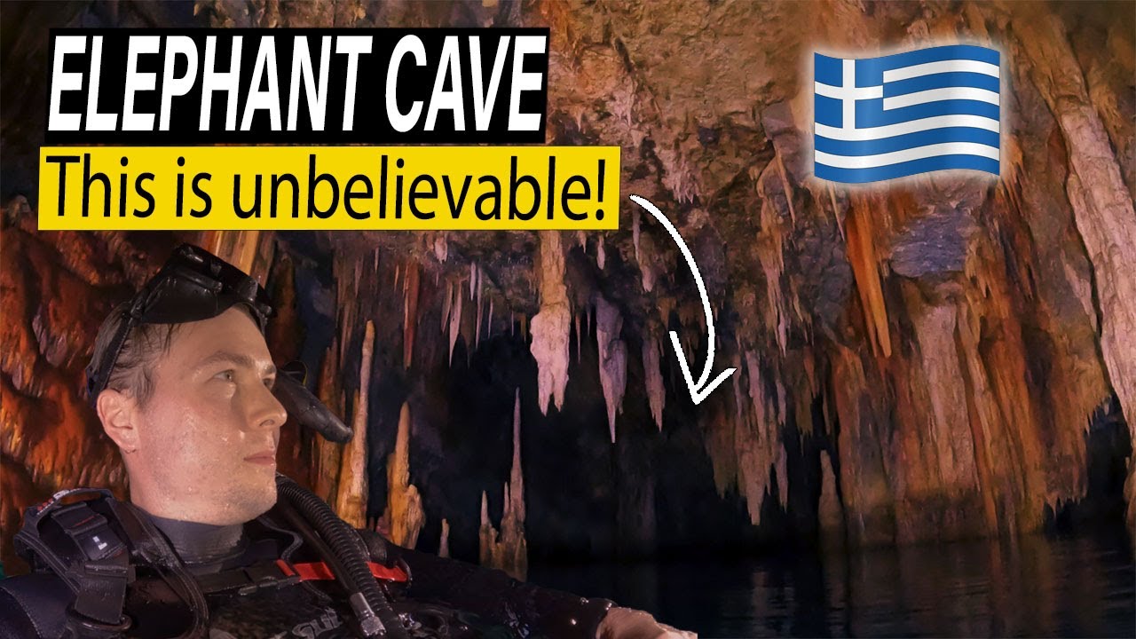 WE CAN'T BELIEVE THIS EXISTS! | DIVING in ELEPHANT CAVE, CATHEDRAL | Chania, Crete 🇬🇷