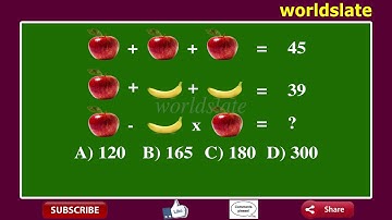 Viral Math Problem "Stumping The Internet" Apple Plus Banana