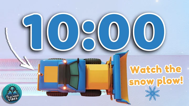 10 Minute Winter Classroom Timer with Snowplow and Lo-Fi Music ❄️🚜