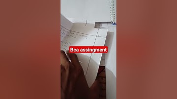 bca assingment bca study vlog #bca #studymotivation #motivation #bcacourse#studytips#math#bcadegree