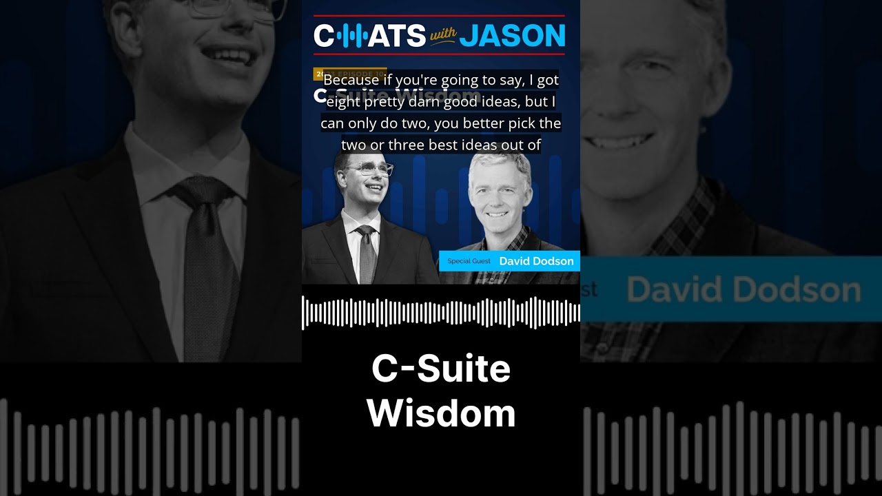 Dive into managerial excellence - Jason S Bradshaw chats with David Dodson