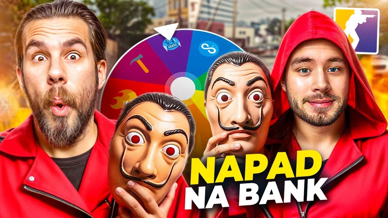 NAPAD NA BANK NA SUPERMOCACH Z PEVOREM