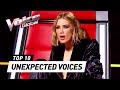 SURPRISING VOICES during the Blind Auditions on The Voice
