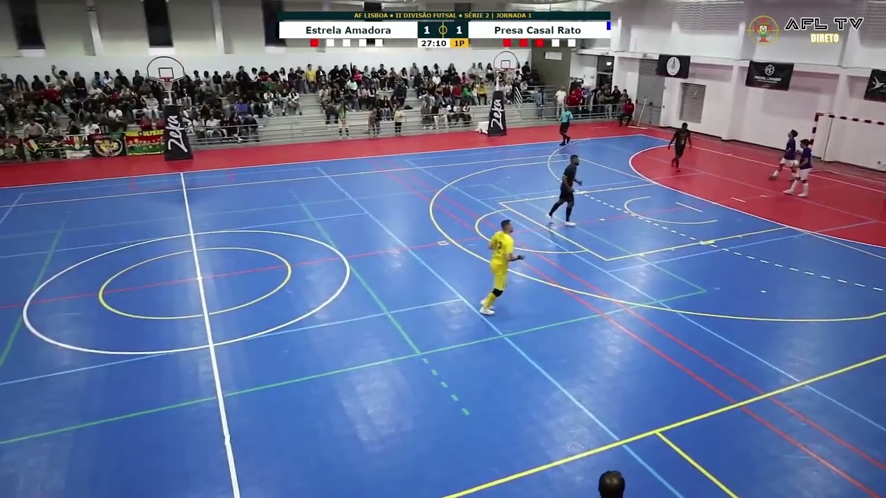 Resumo - Estrela Amadora x Presa Casal Rato - 2.ª Divisão Futsal - Série 2 - Jornada 1