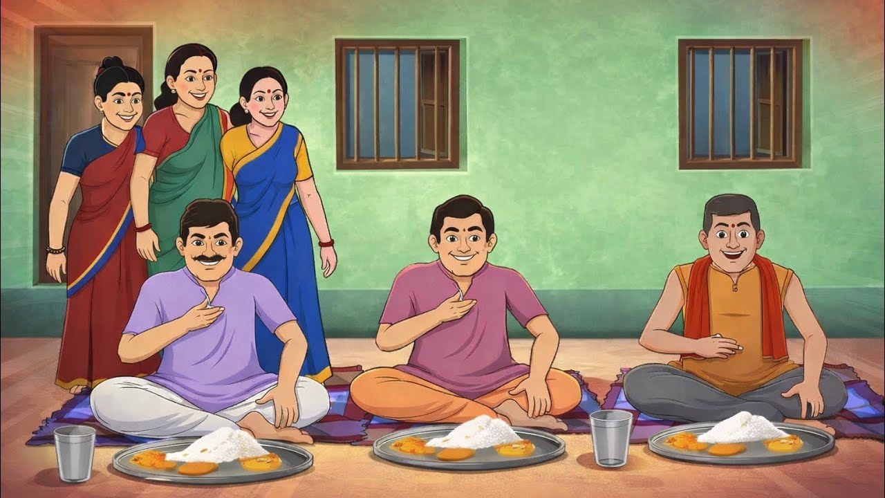 बूढ़े भिखारी का आशीर्वाद | Hindi Moral story | fantasy Hindi Animation 