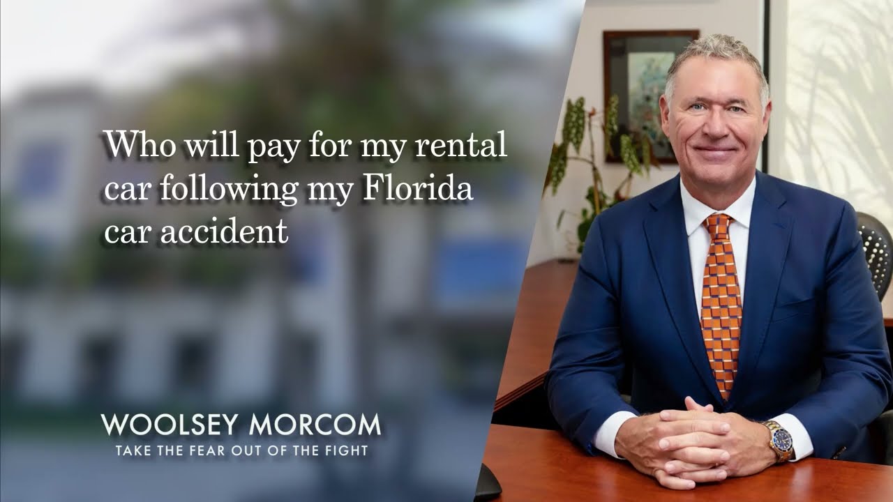 Who will pay for my rental car following my Florida car accident?