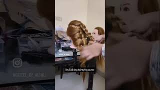 Hairstyling course #makeup #lifeisbutadream #goviral #makeupartist #bridalmakeup