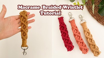 Macrame Diamond Pattern Wristlet TUTORIAL | DIY purse, key charm | STEP BY STEP | WeaveyStudio