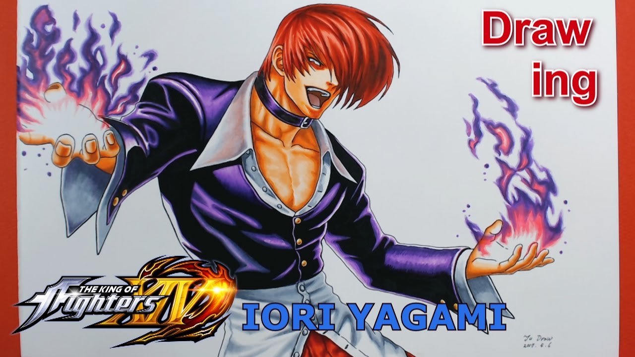 Iori Yagami - The K.O.F - Desenho de tabaku_no_tobi - Gartic