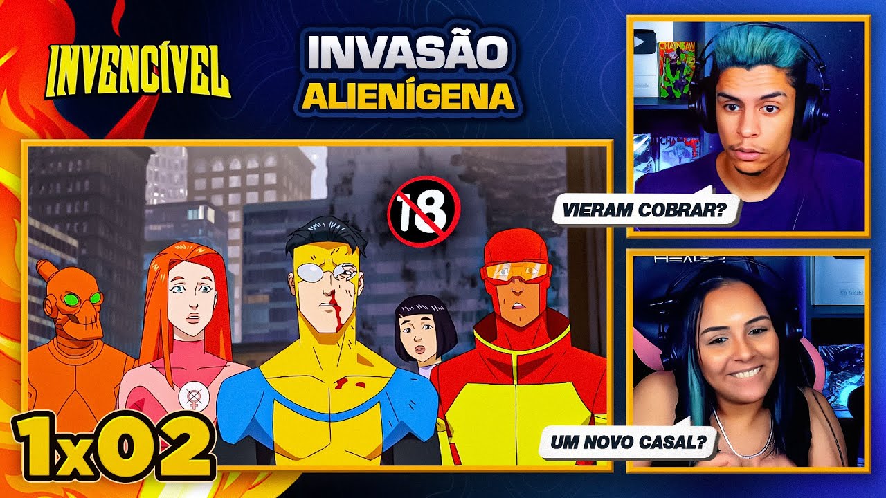Invencível | 1T - EP 02 🇧🇷 | [Casal Jounin React] 🔥