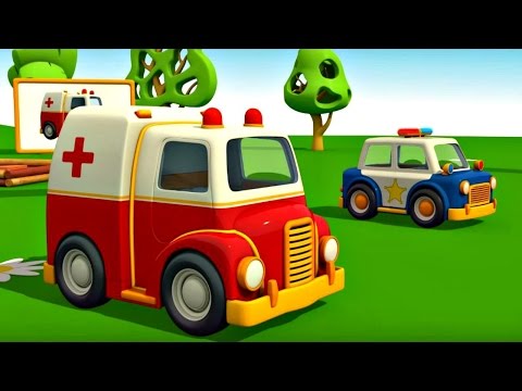 Meraklı Kamyon Leo Ve Ambulans - Eğlenceli çizgi Film