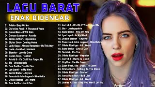 Lagu Barat Slow Enak Didengar [SPOTIFY PLAYLIST 2022] | Easy On Me, A Thousand Years, it Will Rain