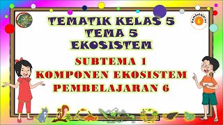 Kelas 5 Tematik : Tema 5 Subtema 1 Pembelajaran 6 (EKOSISTEM)