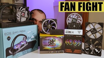 What Difference Does A Fan Make On An AIO Radiator? FAN FIGHT!