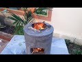 Ideas From Cement / How to make a coal stove from Cement and sand