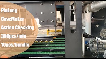 PinLong Casemaker Inline Folder Gluer Action Packing Machine FFG   Corrugated Carton BoxMaker
