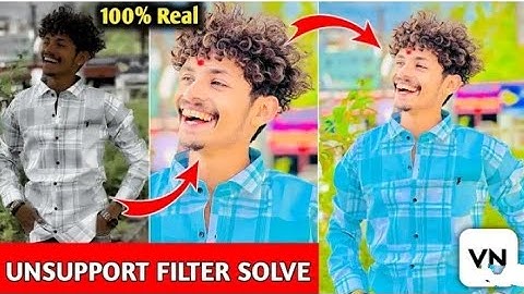 #iphonetone #unsupportedIphone Filter For Android⚡! Vn Filter Unsupported File Solve #editing